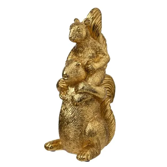 Hestia Squirrels Ornament - Gold product