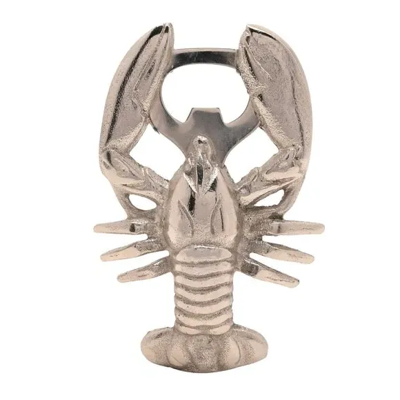 Lobster Bottle Opener - Silver, Polished Metal alternate view