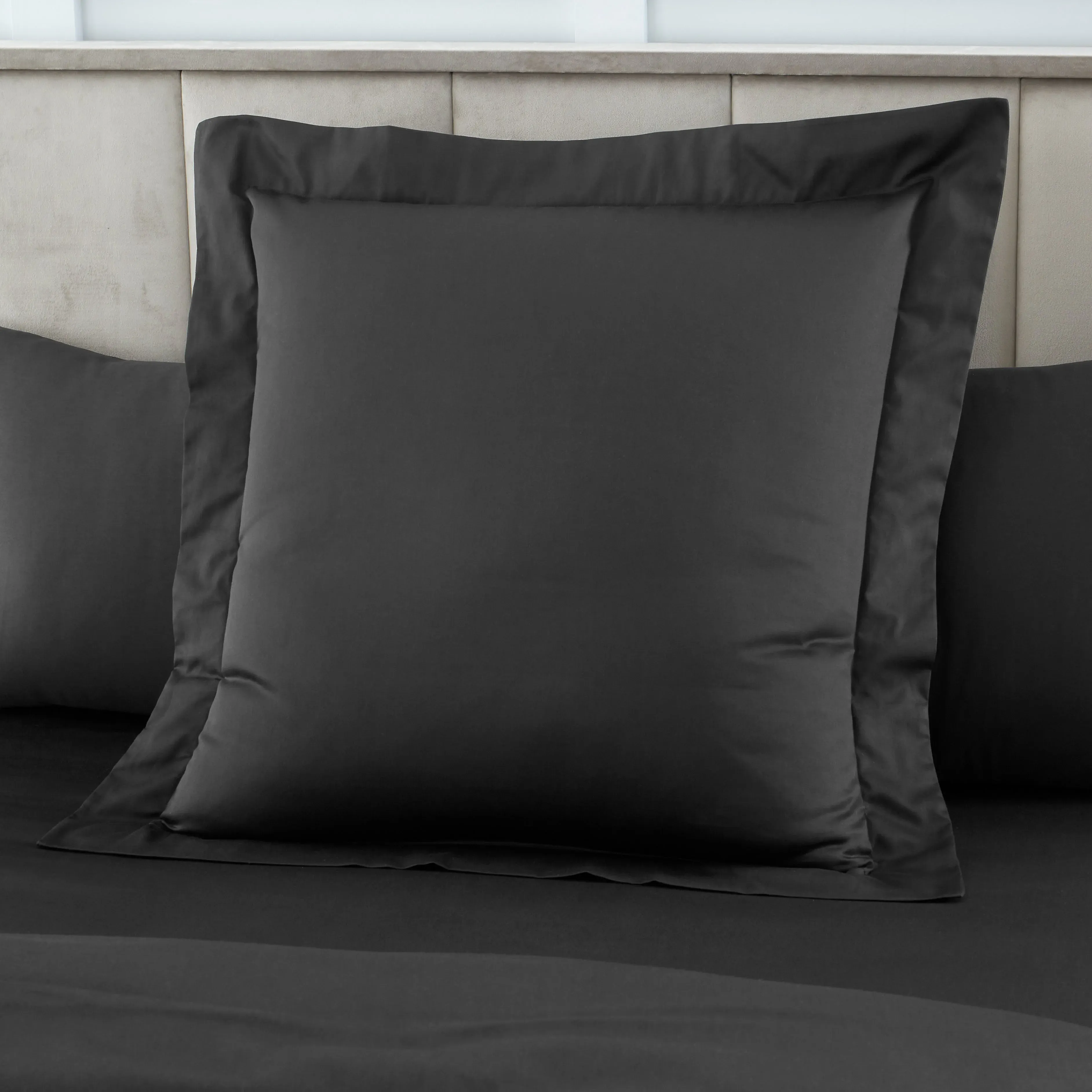 hotel-230-thread-count-cotton-sateen-continental-pillowcase-dark-grey image