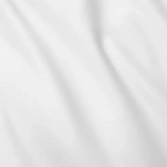 Cotton Sateen 400 Thread Count Flat Sheet - White alternate view