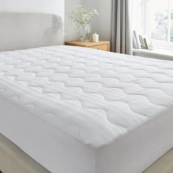Luxury Cotton Mattress Protector - White product