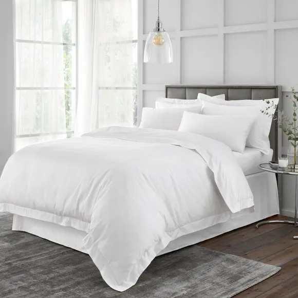 Standard Pillowcase Pair 230 Thread - White, Cotton alternate view