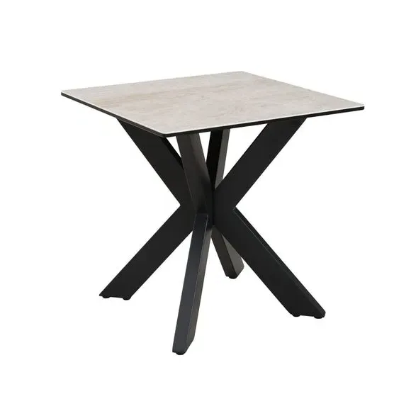 Athena Ceramic Lamp Table - Beige alternate view