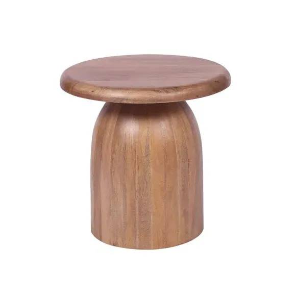 Maddox Side Table - Light Wood, Mango Wood alternate view