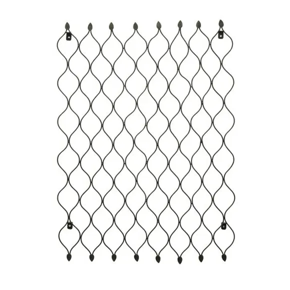 Honeycomb Garden Trellis - Zinc, Steel by Dunelm, alternate view
