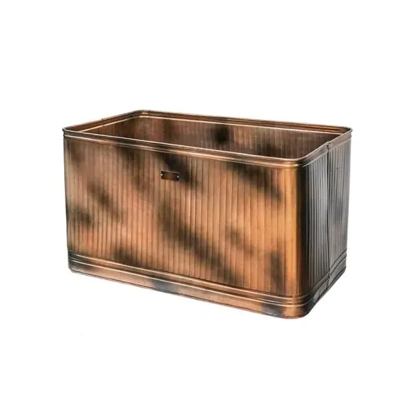 Rectangular Planter - Copper alternate view