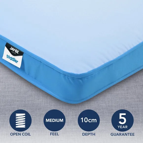 JayBe Toddler Pocket Sprung Mattress Waterproof - Light Blue product