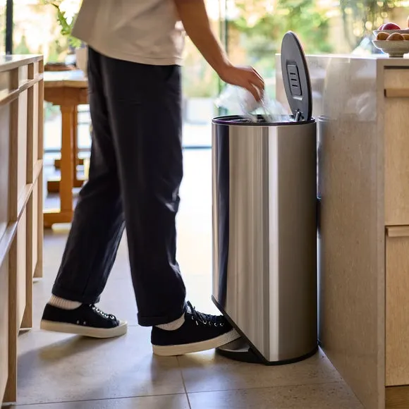 Arc 30L Pedal Bin with Liner Storage - Stainless Steel alternate view