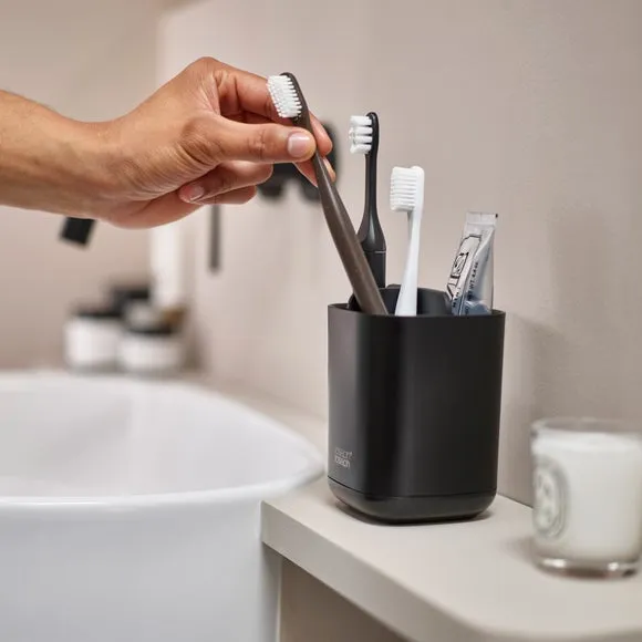 EasyStore 3-Section Toothbrush Caddy - Black product