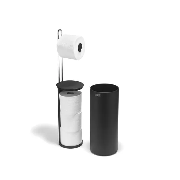 Joseph Joseph Concealed Toilet Roll Holder - Black product