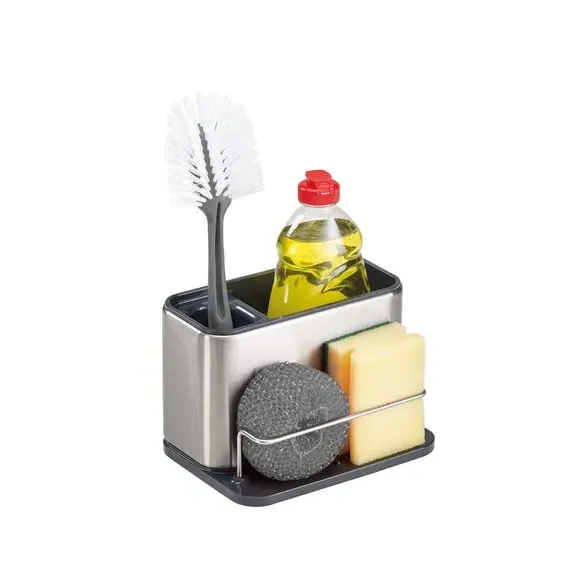 Joseph Joseph Sink Tidy - Grey, Stainless Steel alternate view