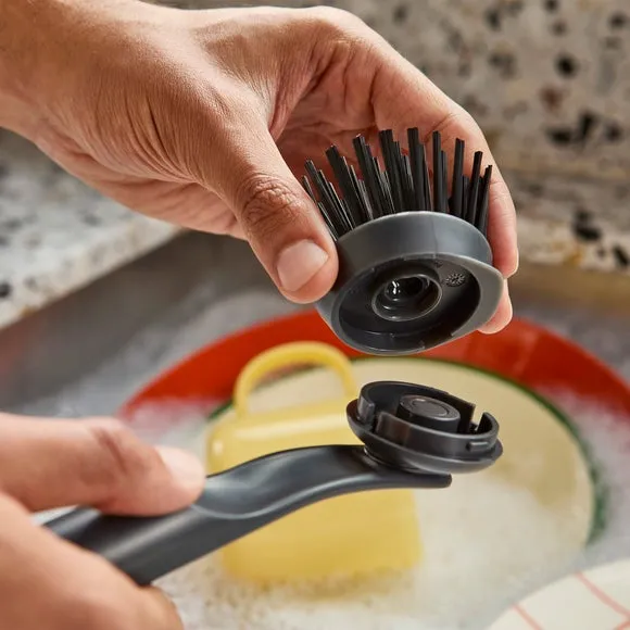 SinkTech Dish Brush with Spare Head - Black alternate view