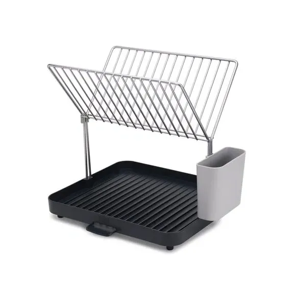 Y-Rack 2-Tier Dish Drainer - Grey alternate view