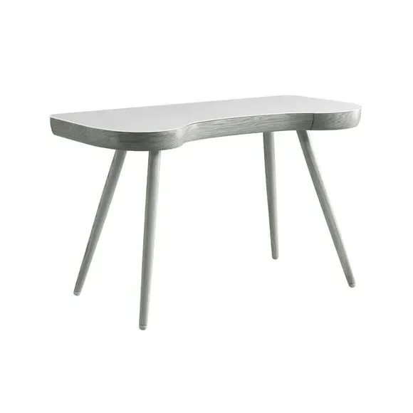 Desk with Storage Drawer - Grey, Wood Veneer alternate view
