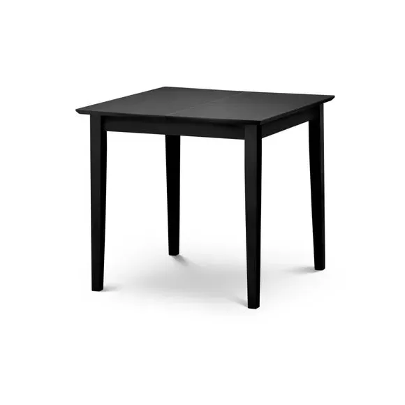 4-6 Seater Extendable Dining Table - Black alternate view