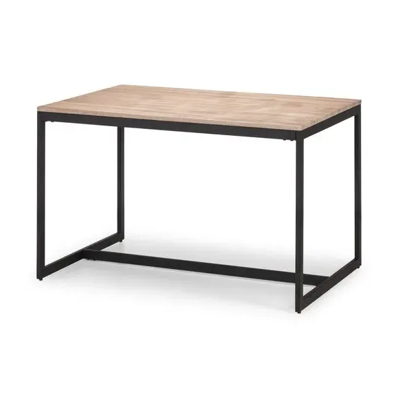 4-Seater Dining Table - Black, Metal alternate view