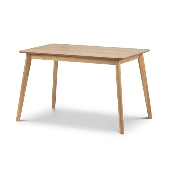 4-Seater Rectangular Dining Table - Oak alternate view
