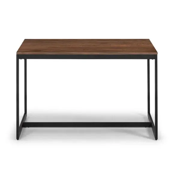Tribeca 4-Seater Rectangular Dining Table - Walnut, Metal alternate view