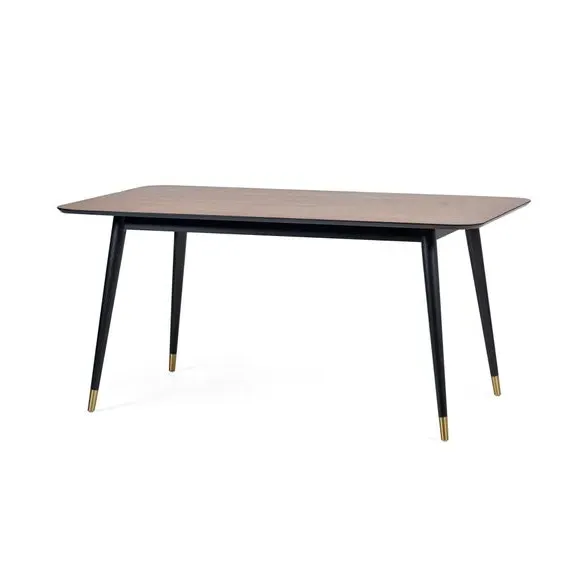 Findlay 6-Seater Rectangular Dining Table - Walnut, Birchwood alternate view
