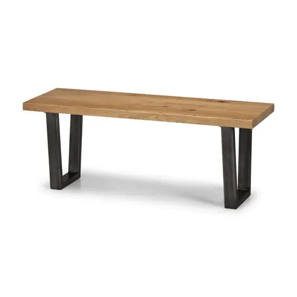 Brooklyn Dining Bench - Natural, Oak alternate view