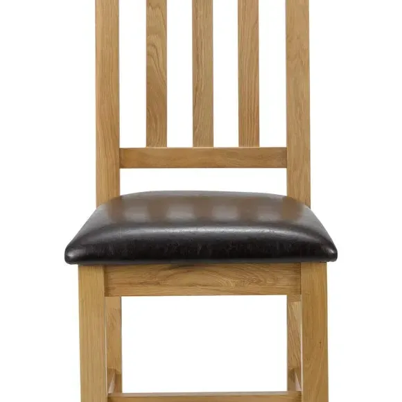 Astoria Extendable Dining Table with 6 Chairs - Oak, Solid Oak alternate view