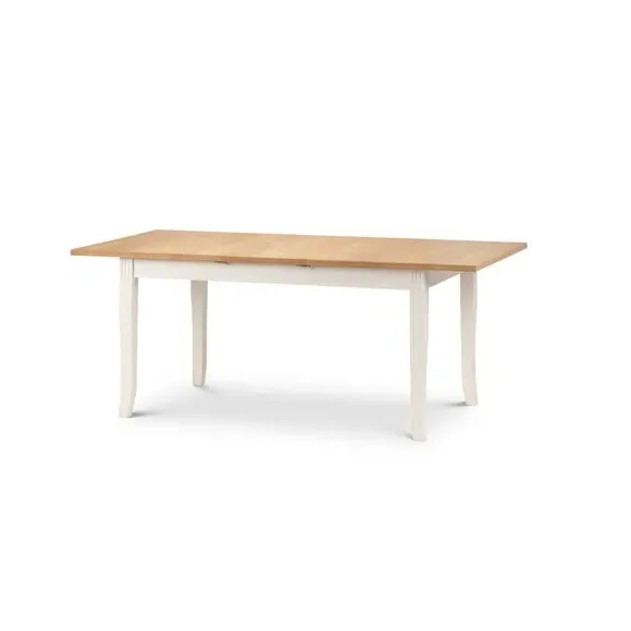 Extendable Dining Table - Ivory, Oak Veneer alternate view