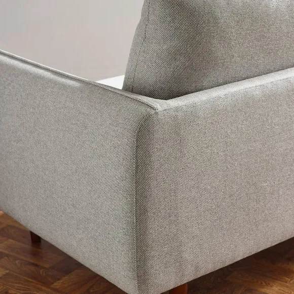 Remy Chenille 2-Seater Sofa - Light Grey alternate view