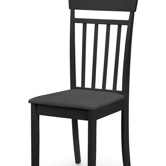 Round Drop Leaf Dining Set with Chairs - Black alternate view