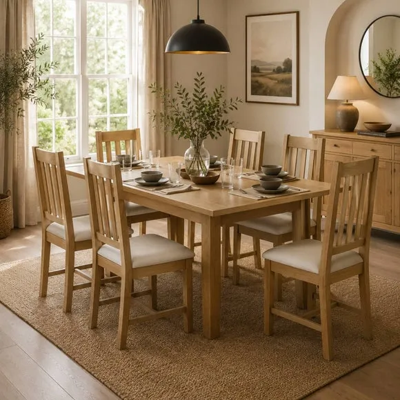 Hereford Set of 2 Dining Chairs - Taupe, Faux Linen alternate view