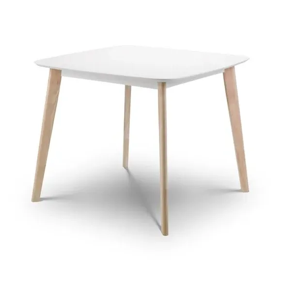 Square Dining Table - White, MDF alternate view