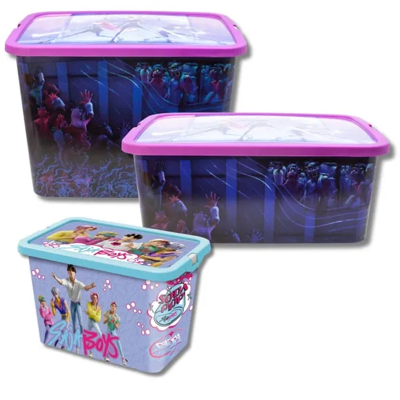 Demon Hunters Set of 3 Storage Boxes - Multicolor product