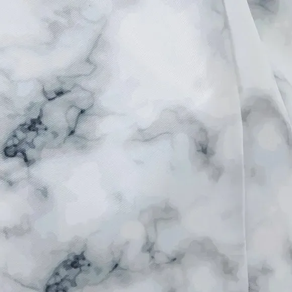 Marble Print Bean Bag - Grey alternate view