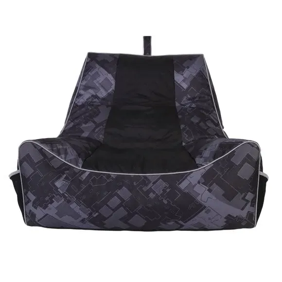 Quilted Gaming Bean Bag Chair - Black product