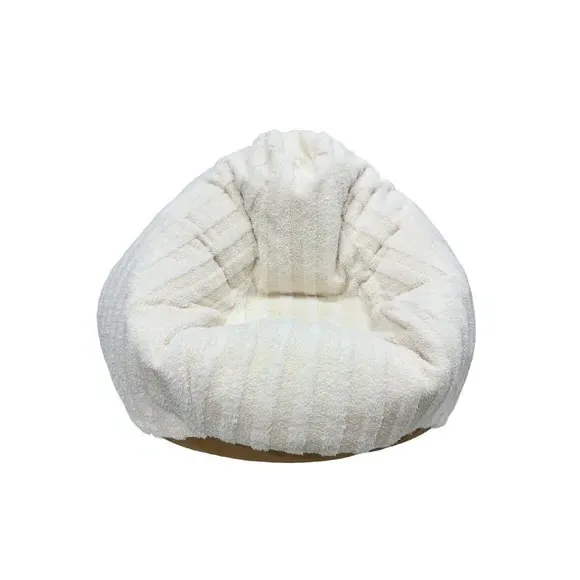 Striped Slouchy Bean Bag - Cream, Polyester product