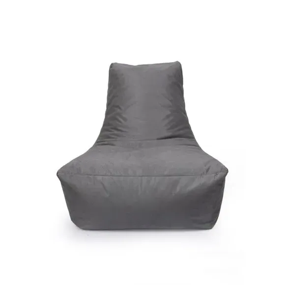 Suede Bean Bag Lounger Chair - Grey product