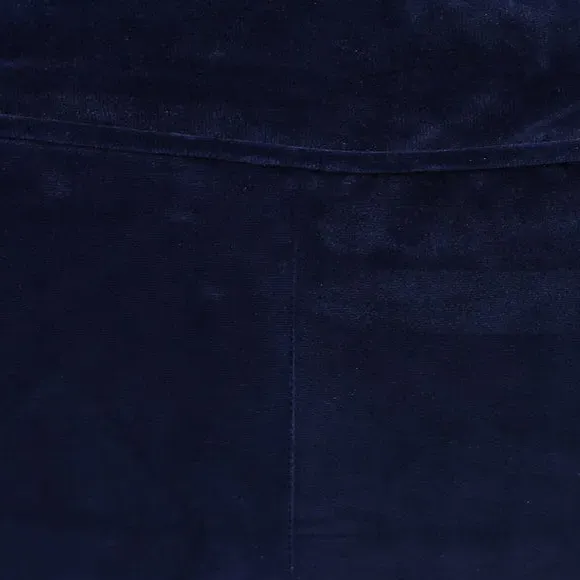 Velvet Bean Bag Lounger Chair - Blue alternate view