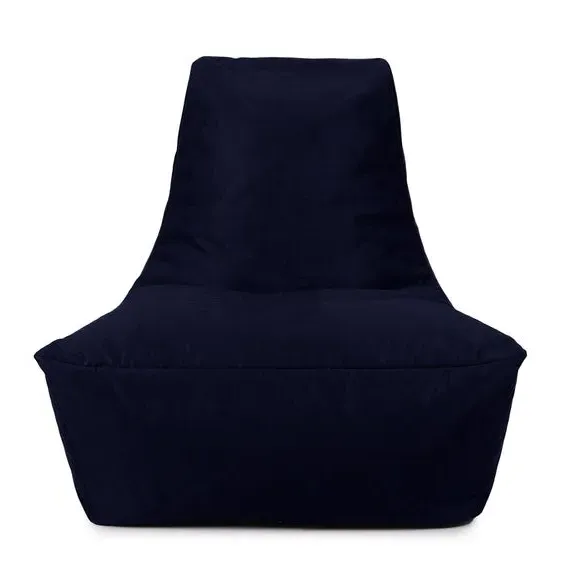 Velvet Bean Bag Lounger Chair - Blue product