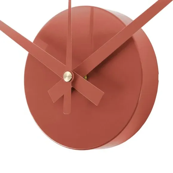 DIY Numbers Wall Clock - Red alternate view