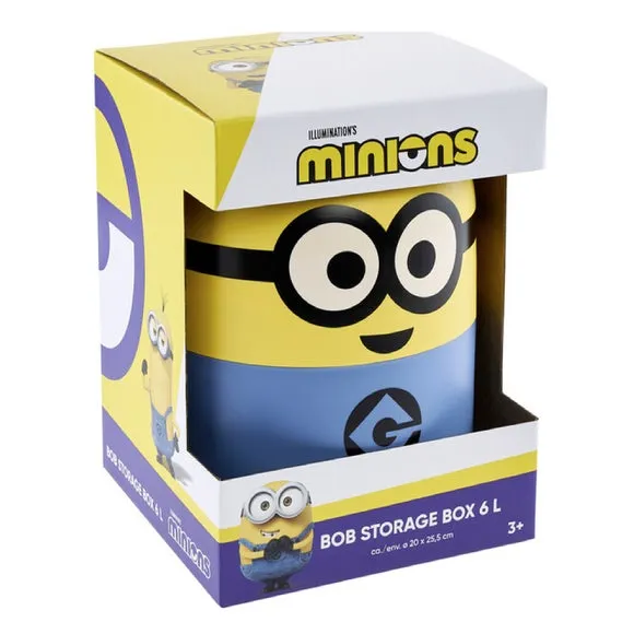 Minions Bob 6L Stackable Storage Box - Multicolor alternate view