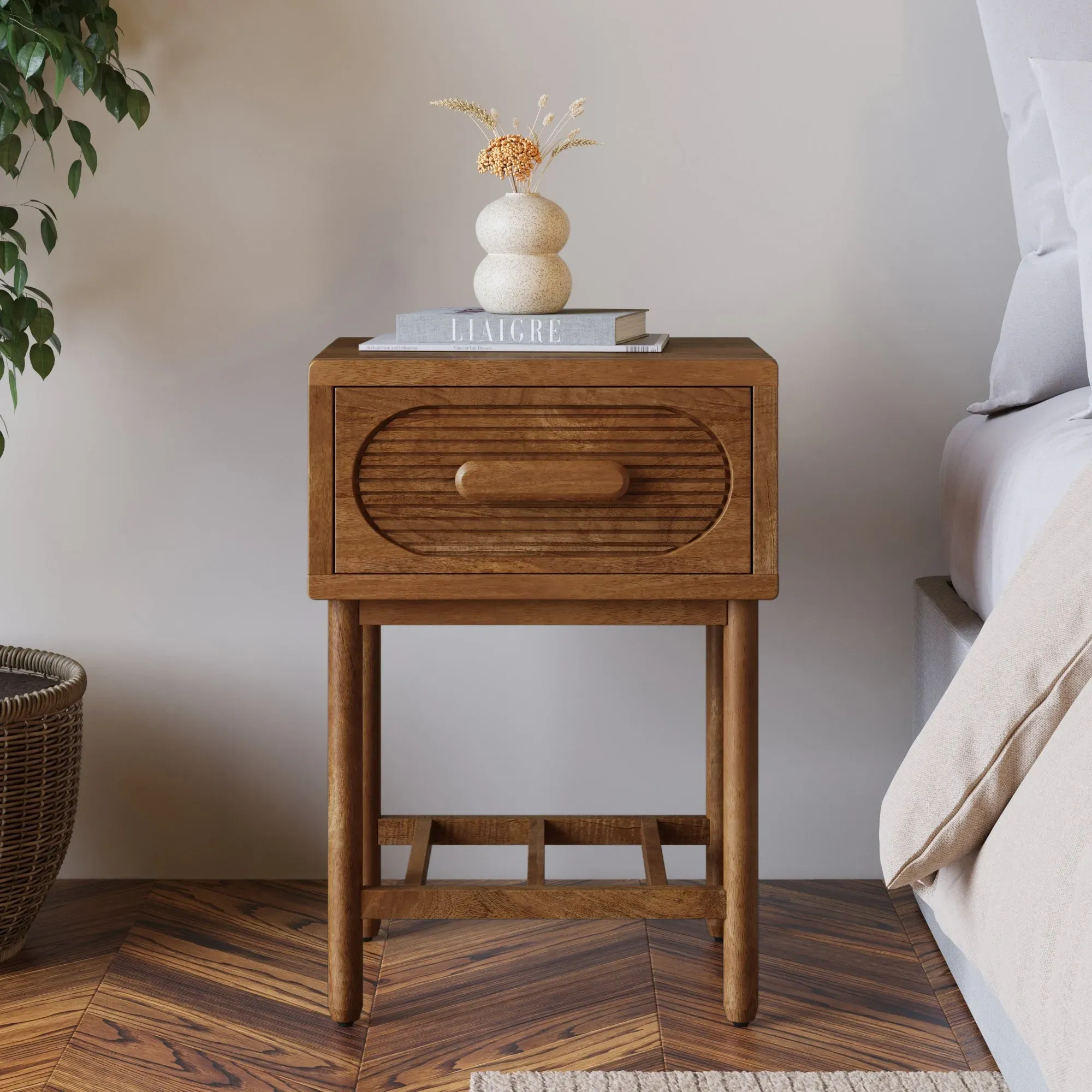 khari-1-drawer-bedside-mango-wood-brown image