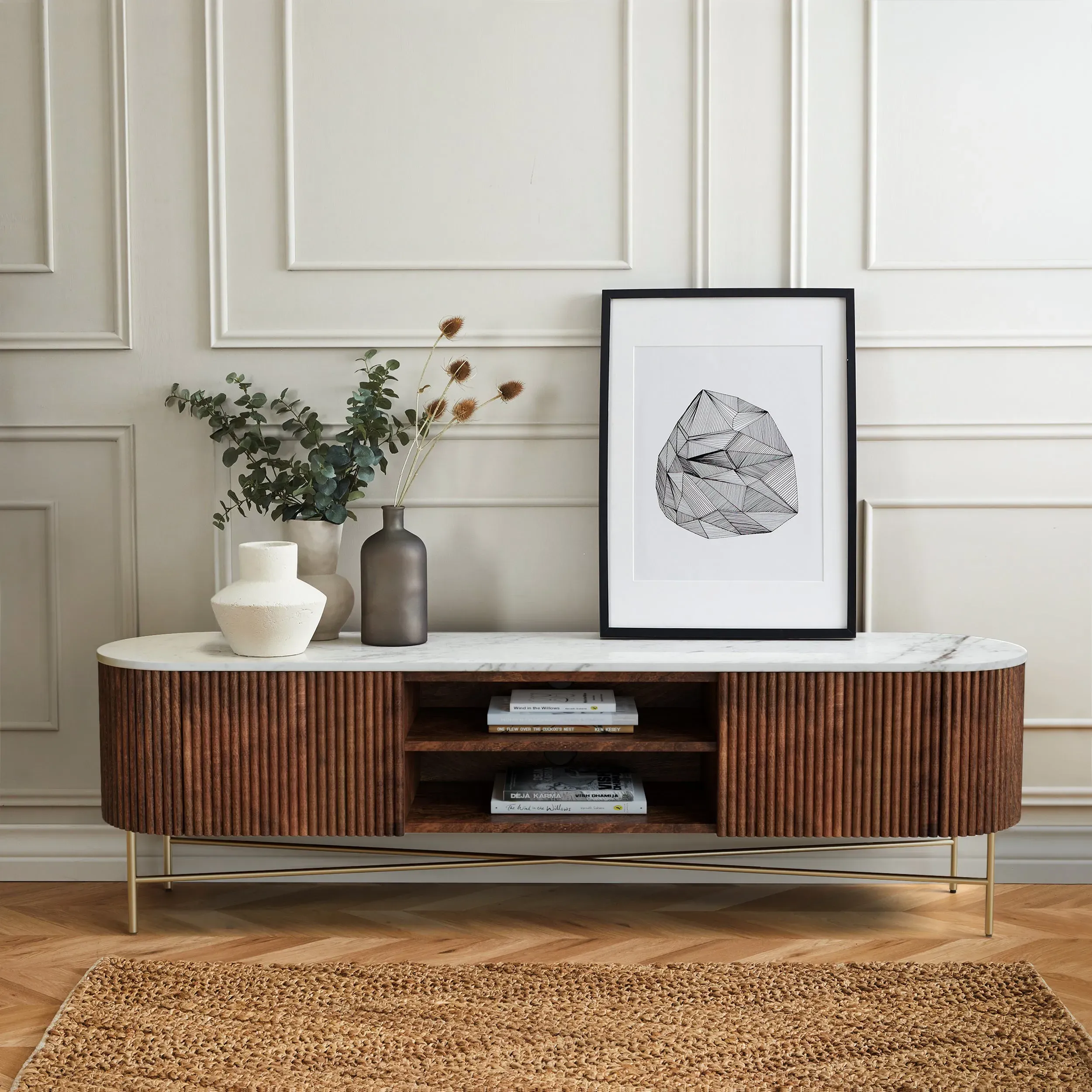 kiera-extra-wide-tv-stand-mango-wood-real-marble-walnut image