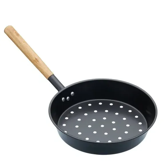 KitchenCraft Carbon Steel BBQ Pan - Black alternate view