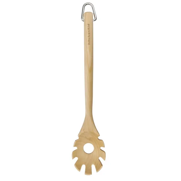 KitchenAid Pasta Server - Beech Brown, Birchwood