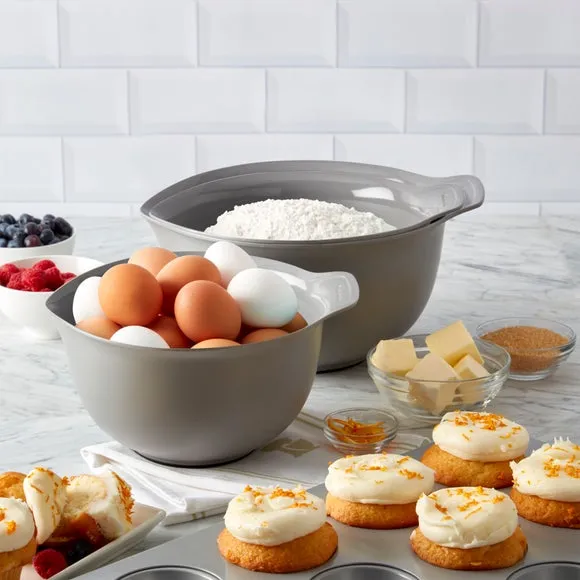 KitchenAid Set of 3 Nesting Mixing Bowls - Grey product