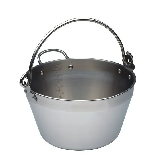 KitchenCraft Mini Steel Jam Pan - Silver product
