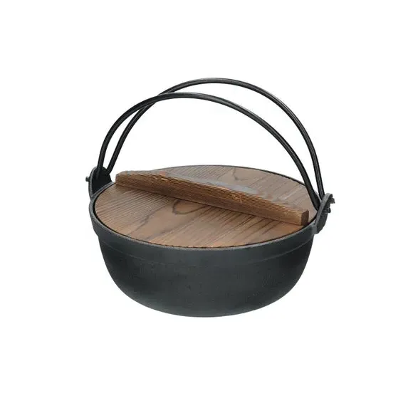 World of Flavours Oriental Cast Iron Cooking Pot 1.5L - Black product