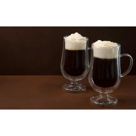 La Cafetiere Set of 2 Irish Coffee Glasses - Clear, Borosilicate Glass product