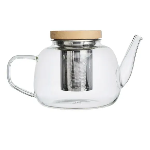 Rialto 4 Cup Glass Teapot with Infuser - Clear alternate view