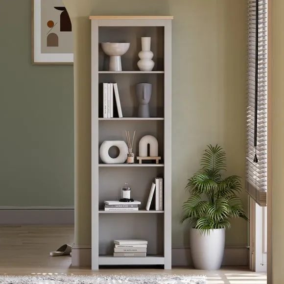 Arlington 5 Tier Bookcase - Grey alternate view