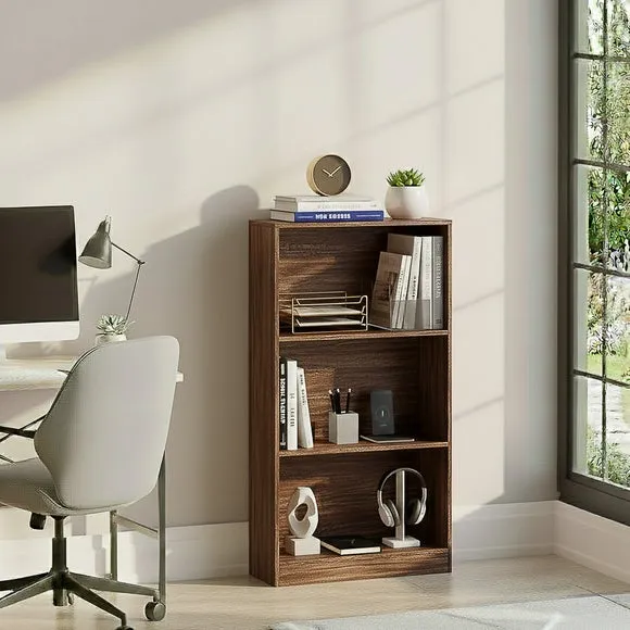 Cambridge 3-Tier Bookcase - Walnut Effect product